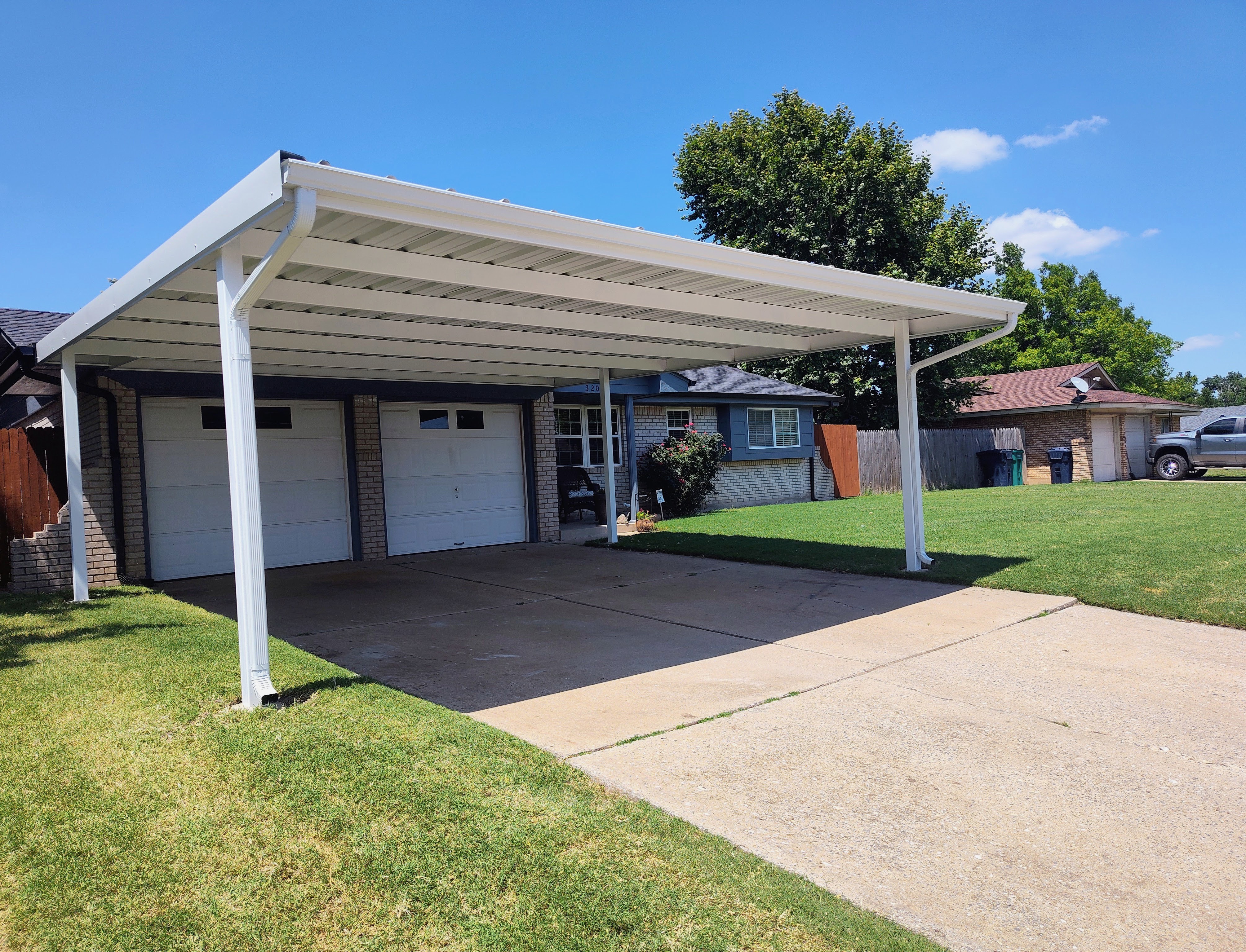Metal carport by Forever Carports